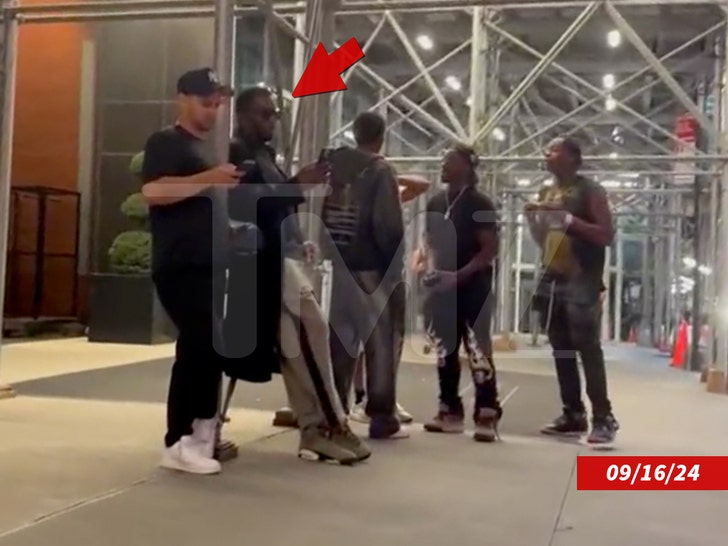 Shows Diddy Having a Blast With Fans Just Before NYC Arrest